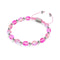 Rose électrique | Bracelet Oeuf Océan Verre Sirène